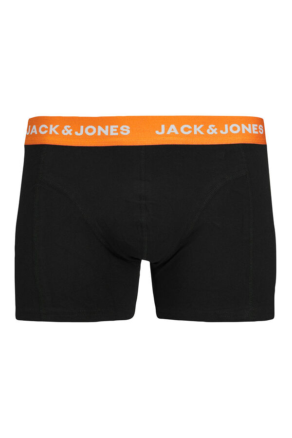 Jack & Jones Pack x5 boxers lisos preto