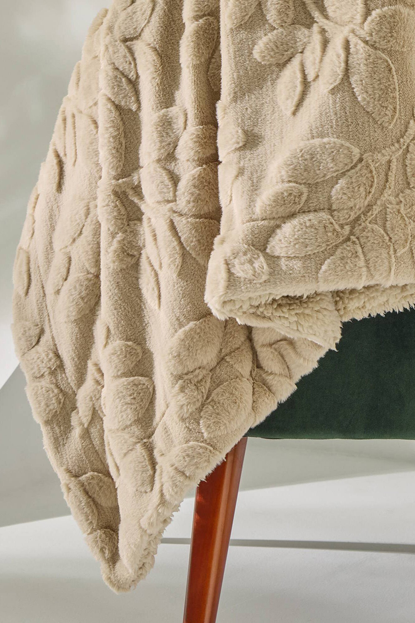 Textura Manta polar flores