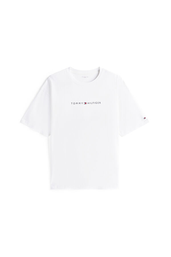 Tommy Hilfiger T-shirt com estampa de logo branco
