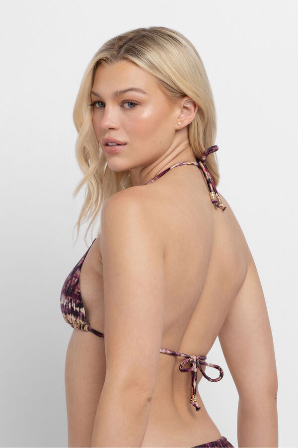 Dorina Top bikini triangular com enchimento leve Amnesia estampado