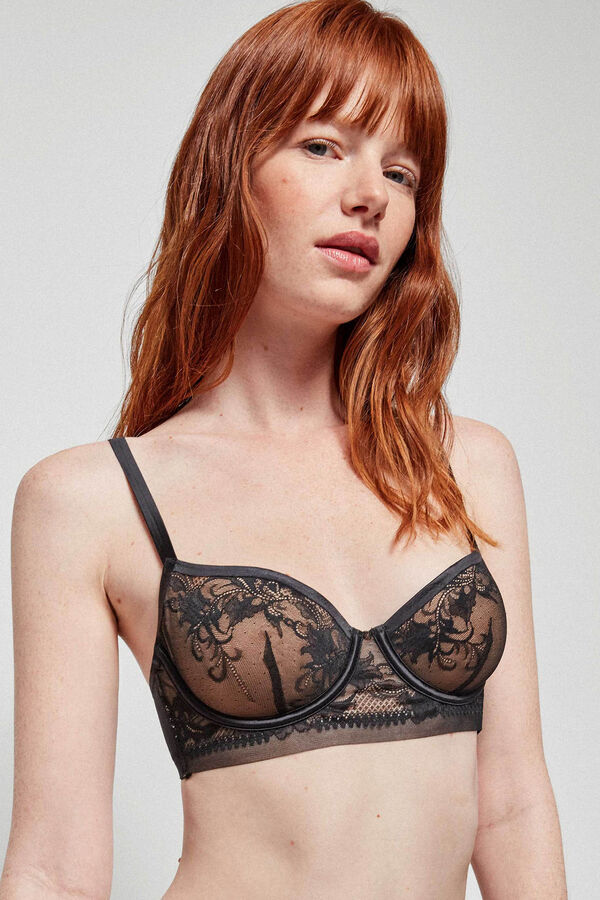 Gisela Sujetador capacidad con aros black