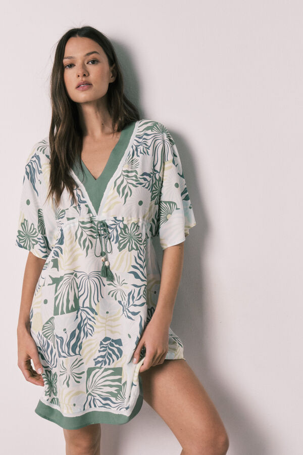 Women'secret Camisola curta estampada estampado