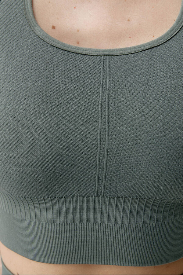 Born Living Yoga Top deportivo Eris verde kaki