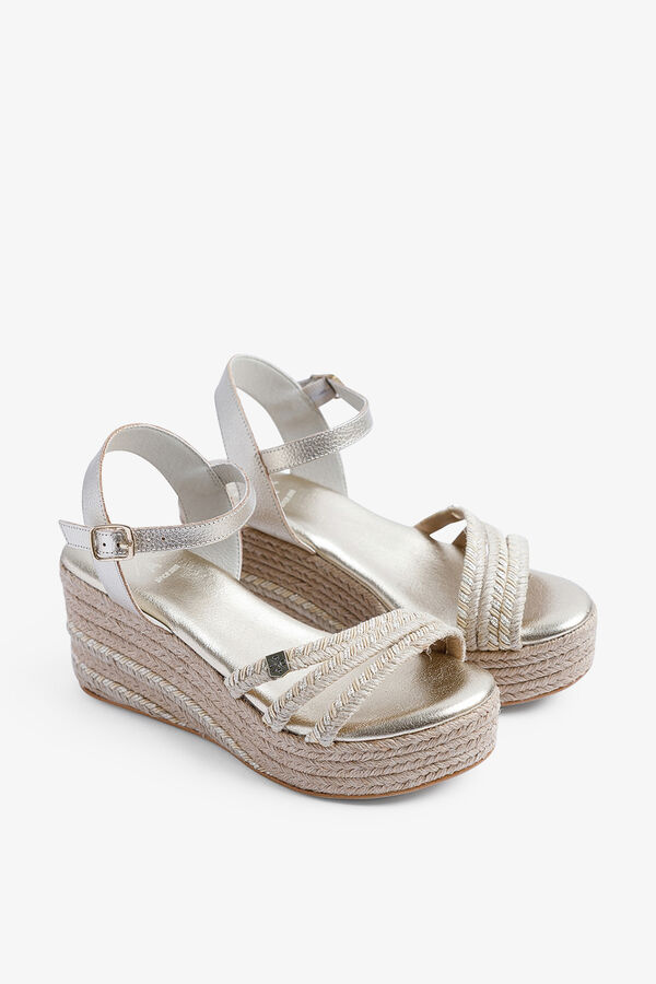 Popa Sand&aacute;lia cunha baixa Albany Cuerlam estampado