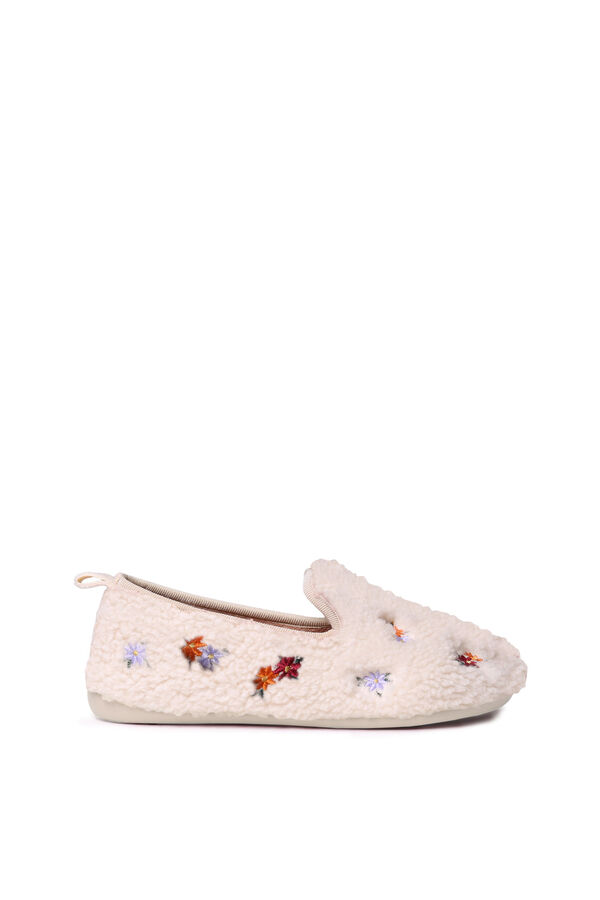 Toni Pons Faux shearling slippers  branco
