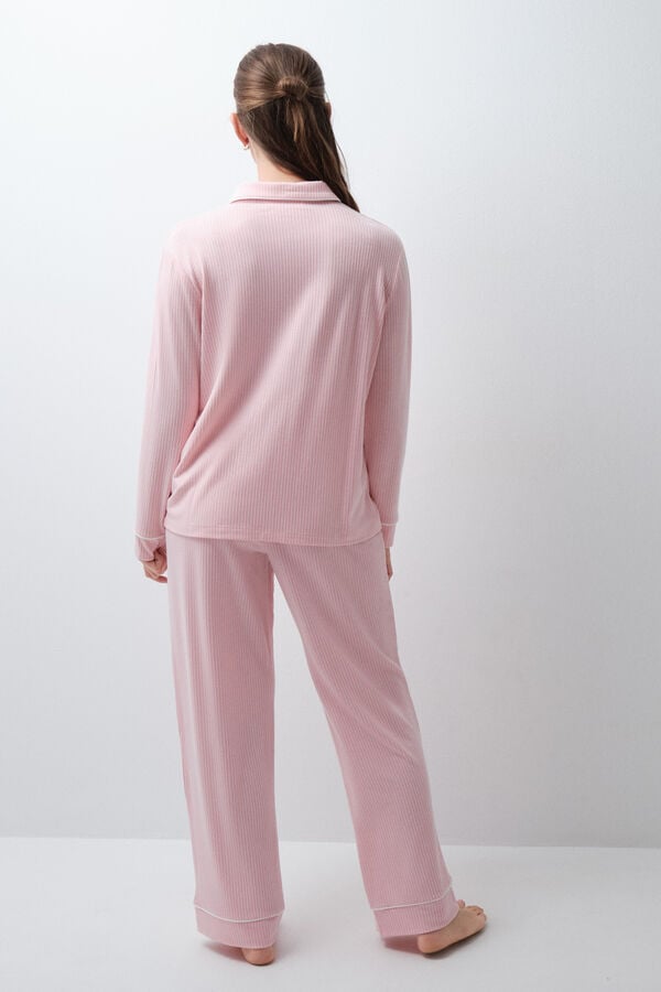 Women'secret Pijama comprido camiseiro Hello Kitty rosa