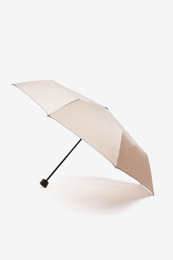Vilanova Guarda-chuva Dobrável Liso bege