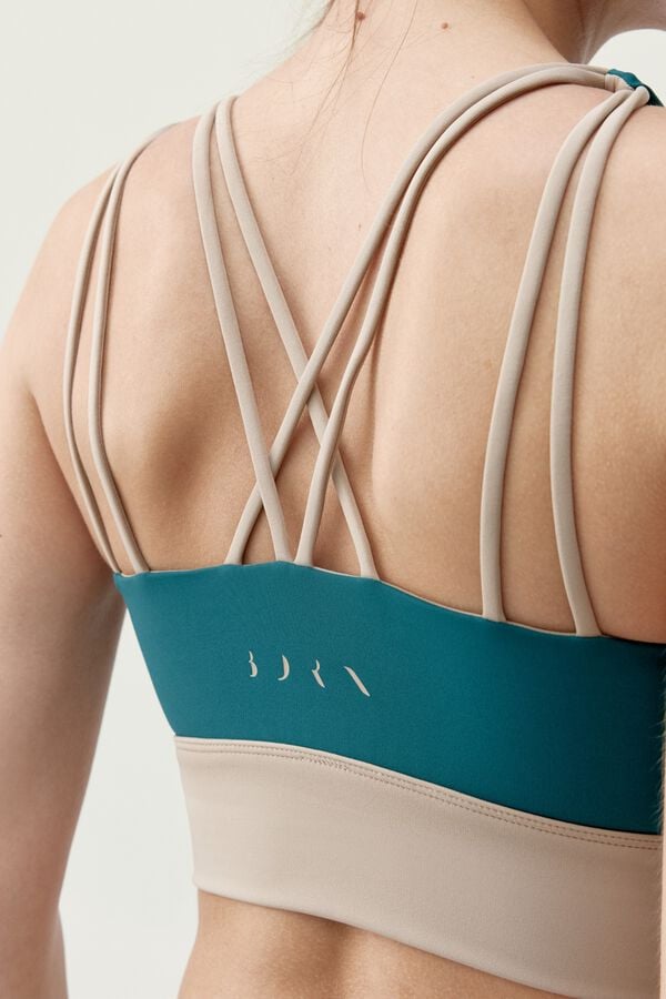 Born Living Yoga Top Sutra verde