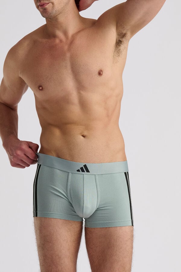 Adidas Pack 2 boxer logo verde