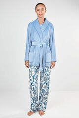 Gisela Robe de polar azul
