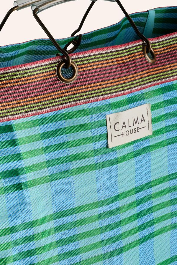 Calma House Mala em polipropileno 45x35x20 verde
