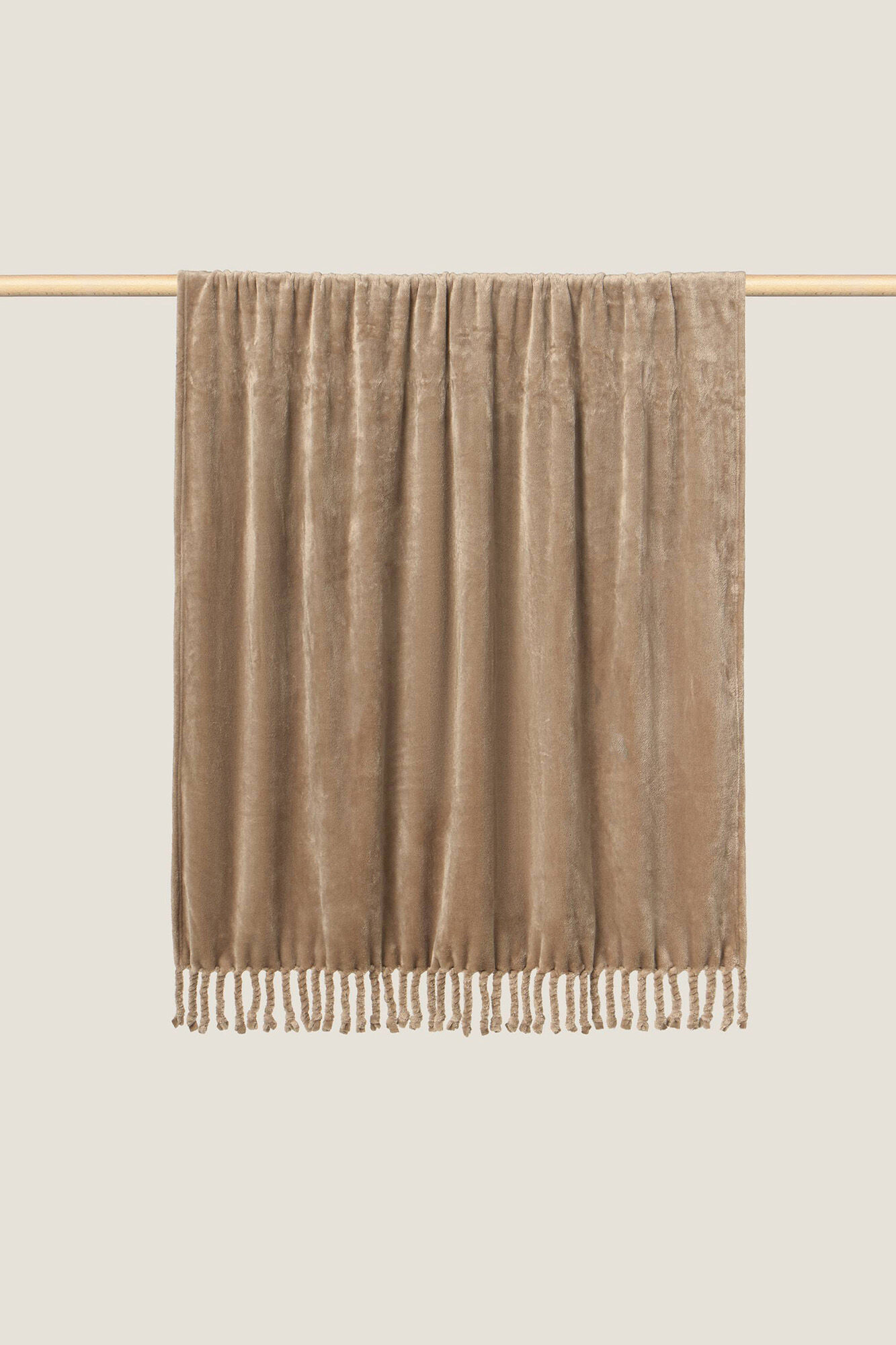 Textura Manta polar flecos