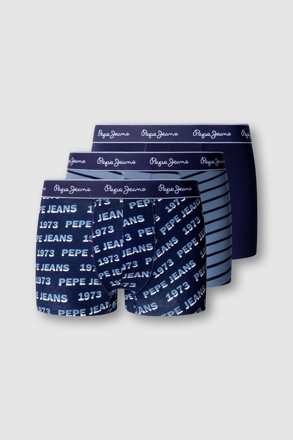 Pepe Jeans Pack de 3 boxers Pepe Jeans azul