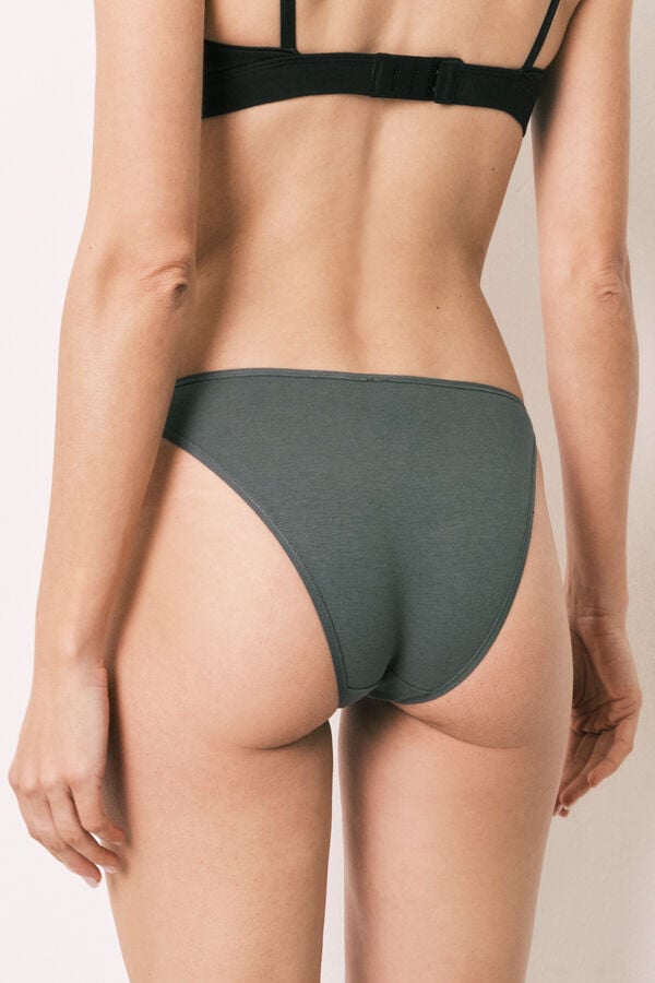 Women'secret Pack 3 cuecas cl&aacute;ssicas de algod&atilde;o mix logo multicolour
