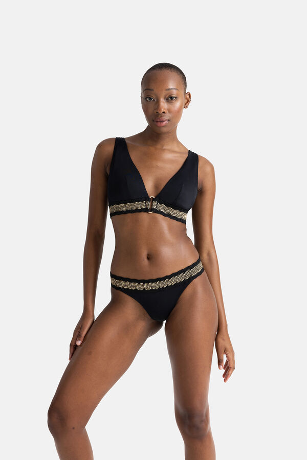 Dorina Top de bikini con relleno fino BOLE negro