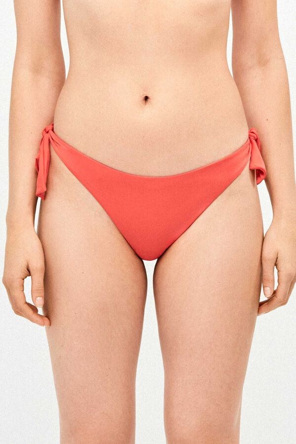 Gisela Adjustable Brazilian bikini bottoms burgundy
