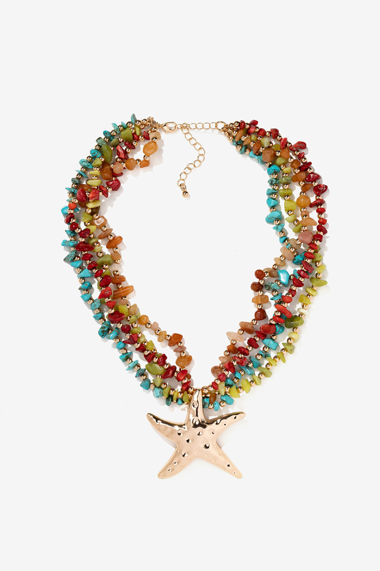 Vilanova Colar multicolor com estrela