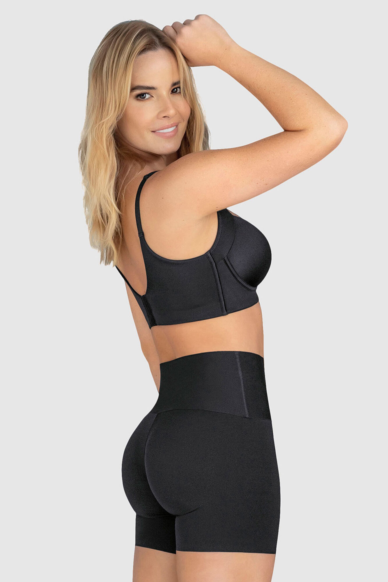 Leonisa Cal&ccedil;&otilde;es de controle moderado com visual invis&iacute;vel e faixa antiderrapante