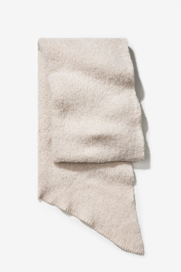 Vilanova Manta Cachecol Escovada bege