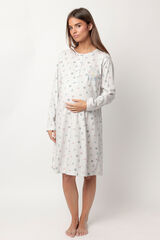 Admas Camisola de maternity Alicia B cinzento
