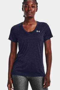 Womensecret Camiseta cuello de pico UA Tech azul