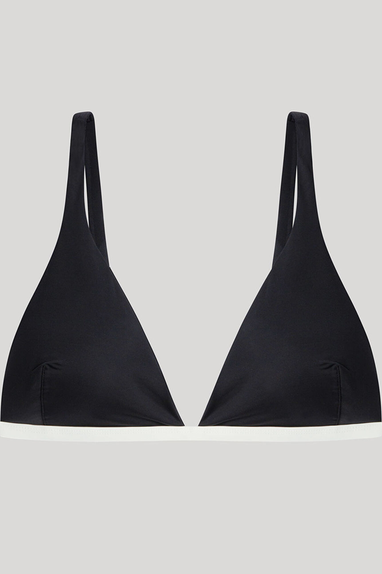 Gisela Top bikini triangular negro