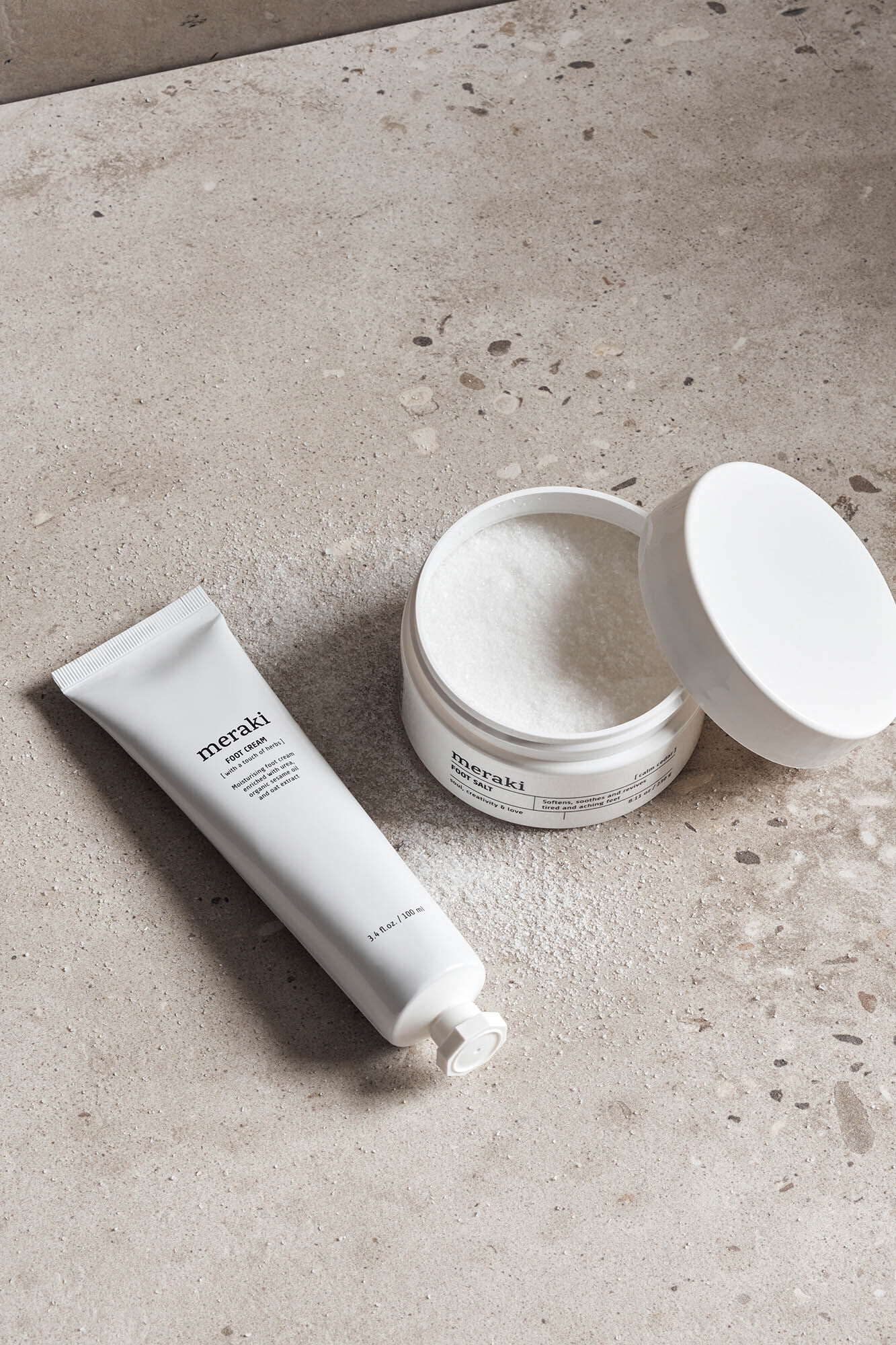 Meraki Kit de presente para cuidados com os p&eacute;s