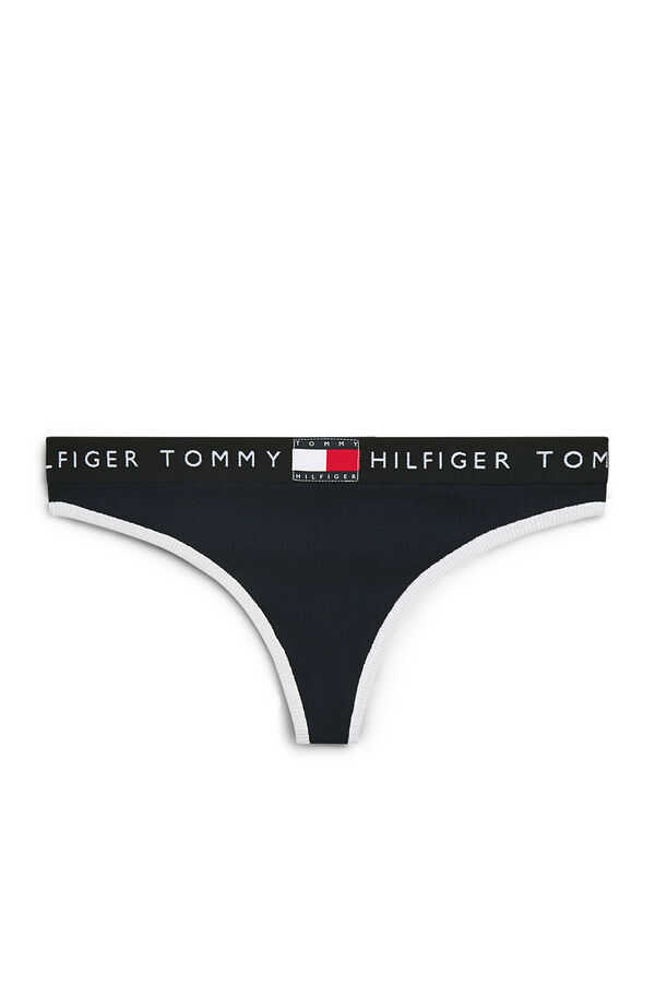 Tommy Hilfiger Tanga cl&aacute;sico tommy azul