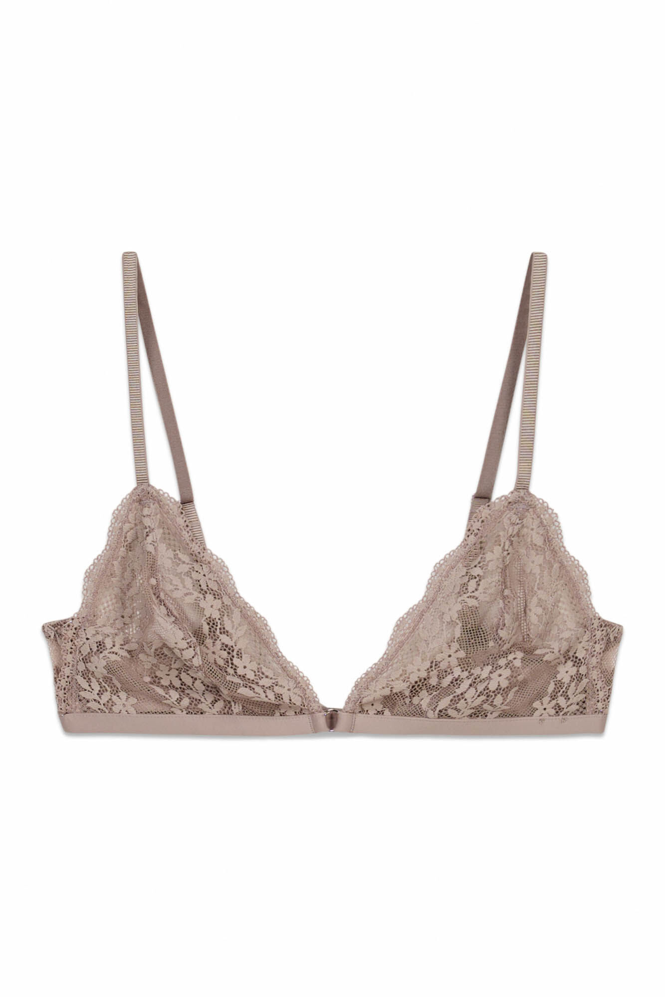 Women'secret Soutien triangular em renda bege NATURAL