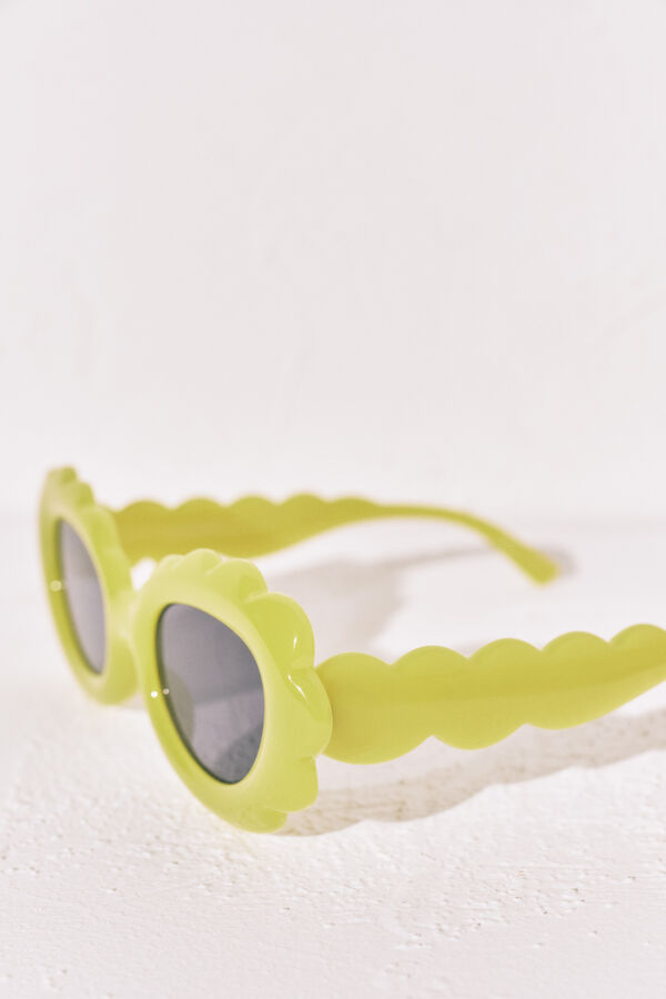 Women'secret &Oacute;culos de sol com capa estampada verde