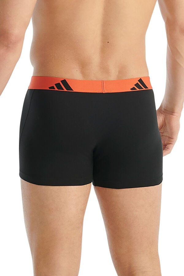 Adidas Pacote com 3 boxers de algodão Active Flex estampado