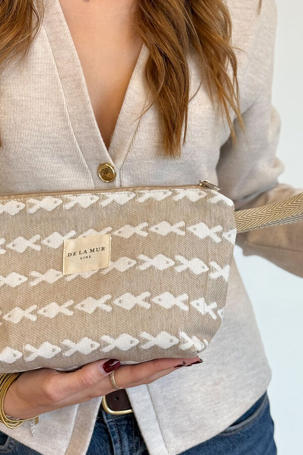 De La Mur Necessaire Grande Pesc cinzento