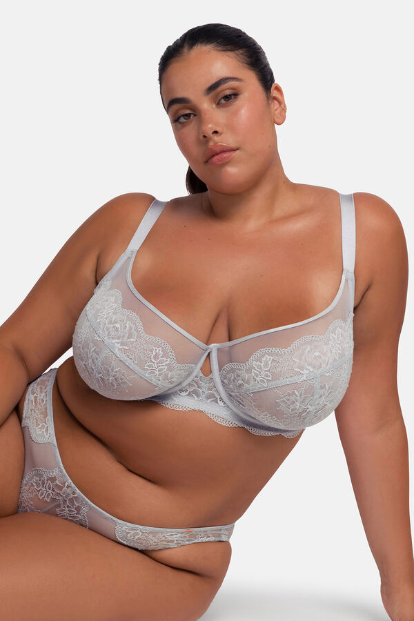 Dorina Non-padded wired bra grey