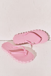 Women'secret Chinelos de dedo efeito ondas rosa