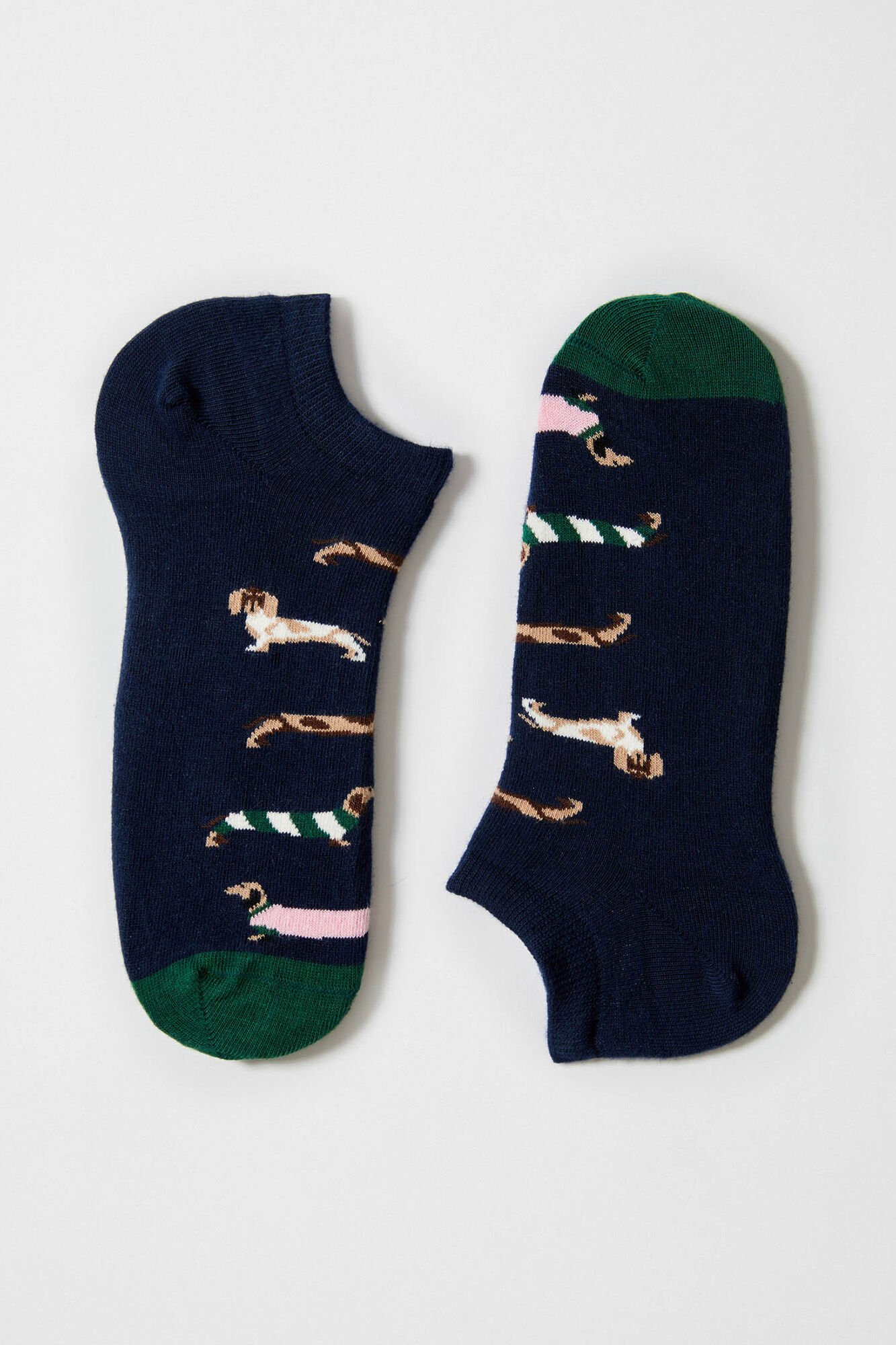 Besocks Calcetines altos Besocks de algod&oacute;n org&aacute;nico color azul marino