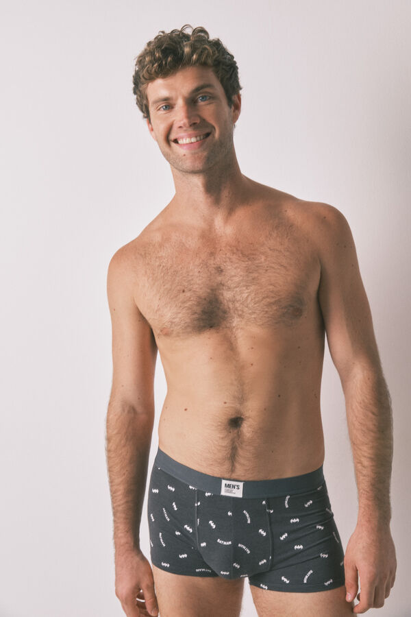 Women'secret Pacote com 2 boxers cinza do Batman cinzento