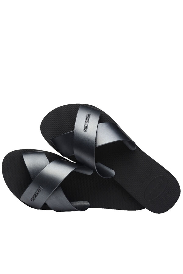 Havaianas Chinelos Hav. Preto Metálico Aqua preto