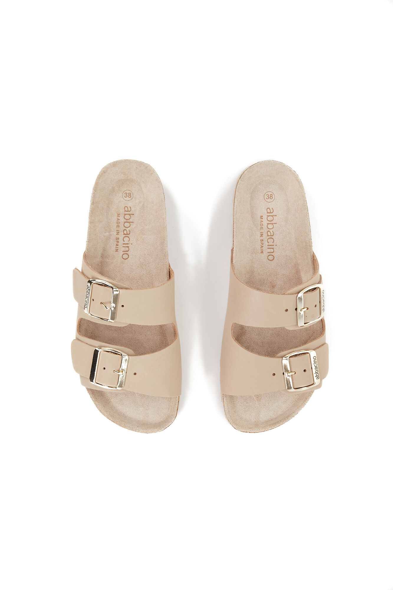 Abbacino Abbacino sand&aacute;lia mulher rasa de pele bege