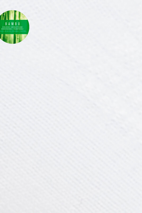 Punto Blanco Meias de bambu invisíveis branco