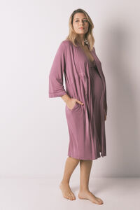 Women'secret Robe maternity com cinto rosa