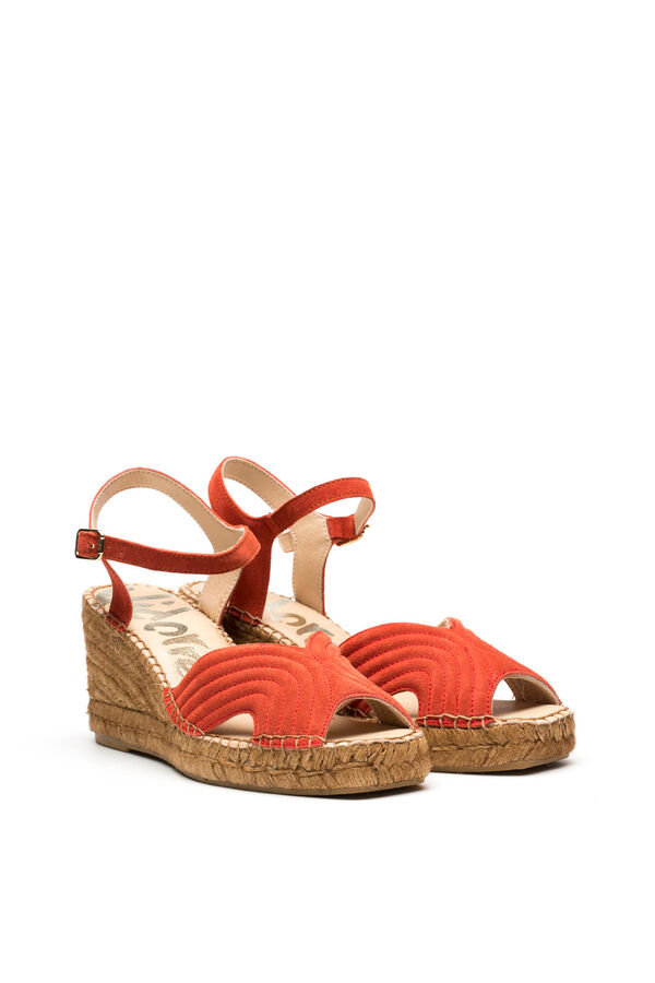 Vidorreta Sandalia Abierta Yute rojo