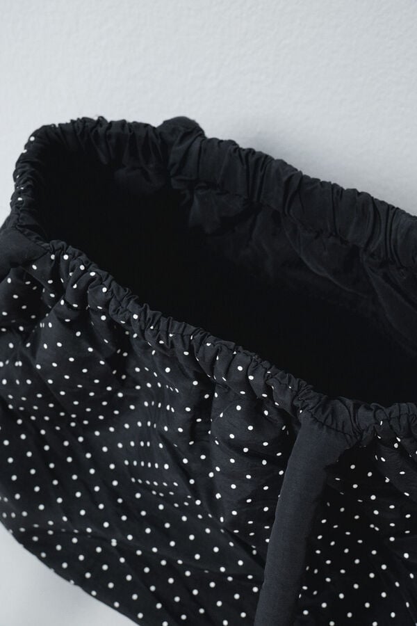 Women'secret Mala acolchoada franzida preto
