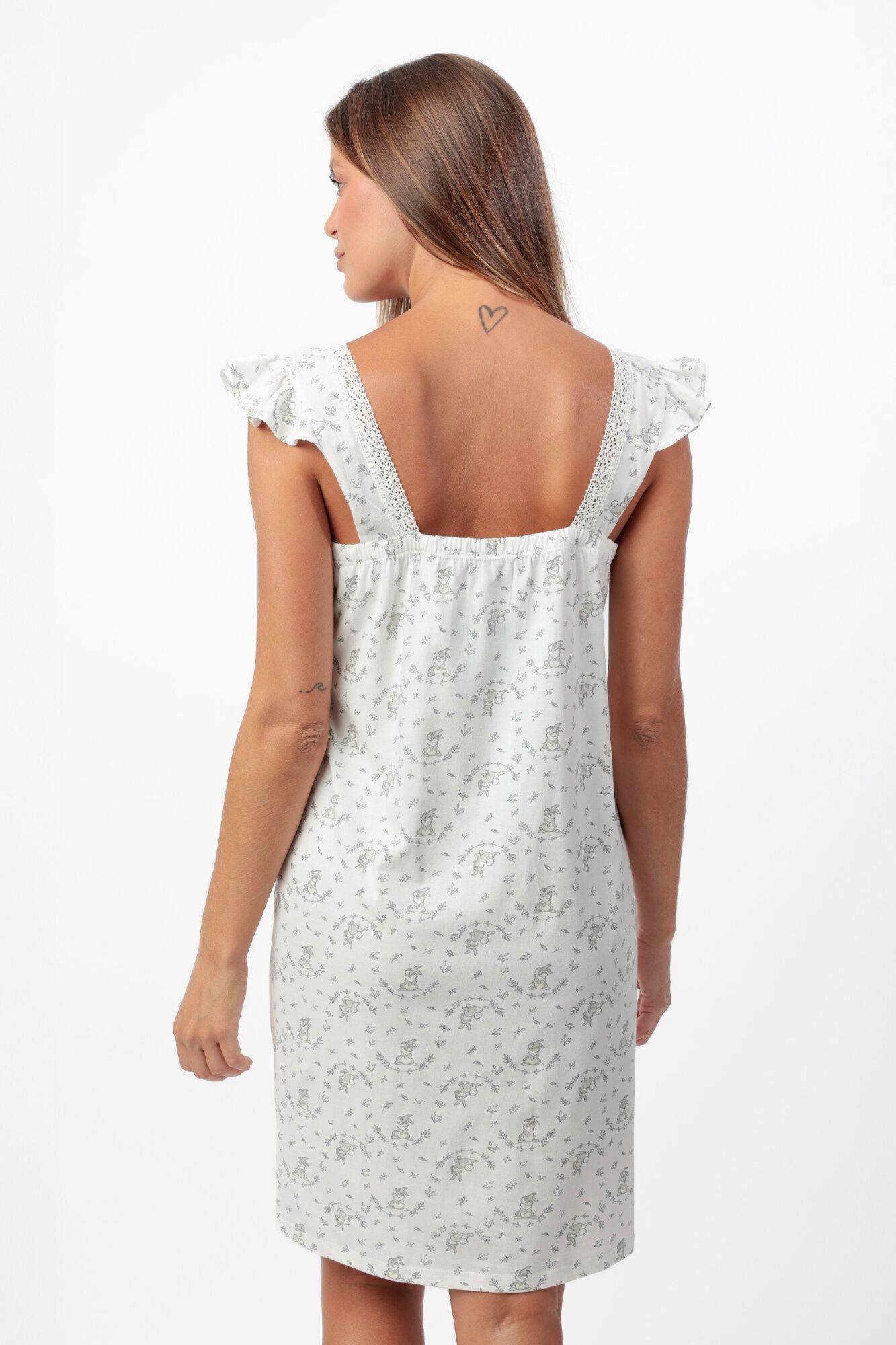 Admas Camisa de dormir maternity Bambi tambor