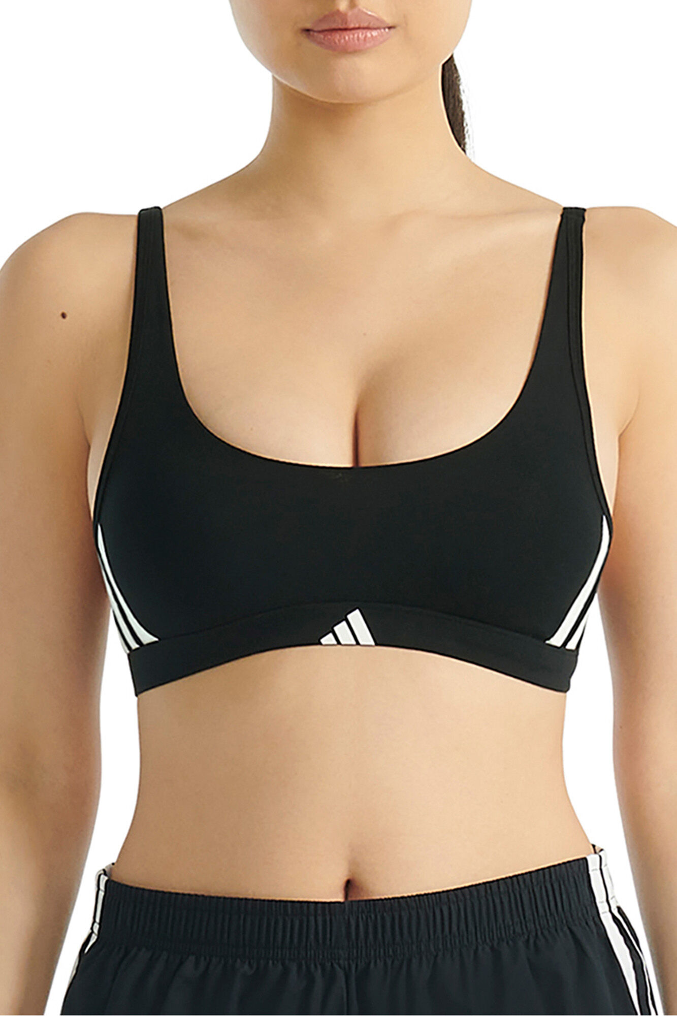 Adidas Suti&atilde; Active Essential Cotton 3 Listras