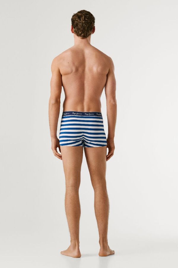 Pepe Jeans Pack 3 boxer liso e riscas verde