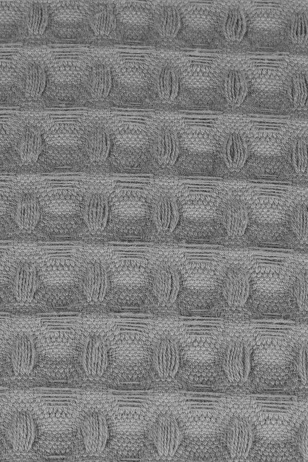 Womensecret Capa travesseiro 100% algodão ninho de abelha 55 x 55 cm. cinzento