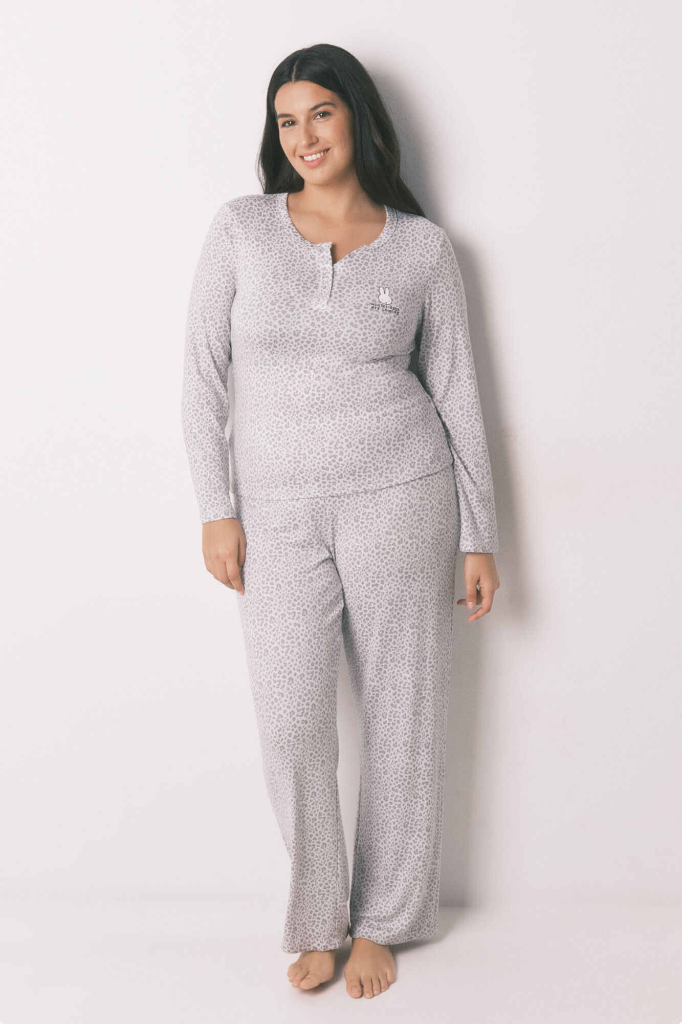 Women'secret Pijama comprido Miffy com estampado animal
