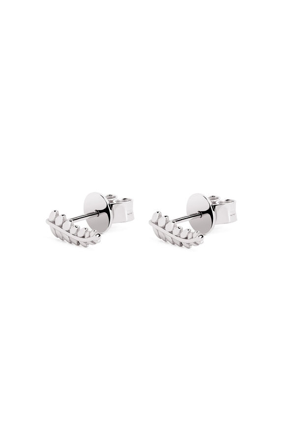 Singularu Pendientes Mini Gren Plata gris