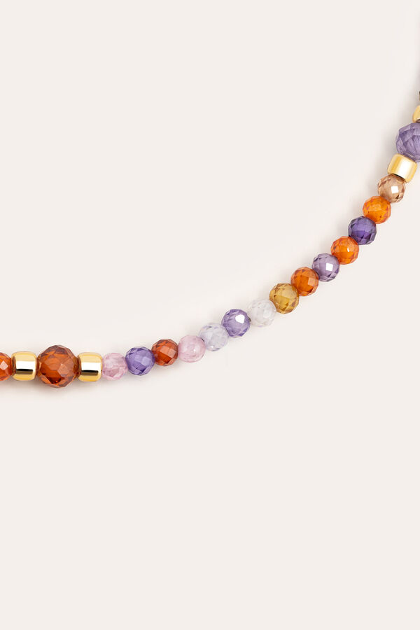 Singularu Pulsera Crystal Summer Acero Ba&ntilde;o Oro amarillo