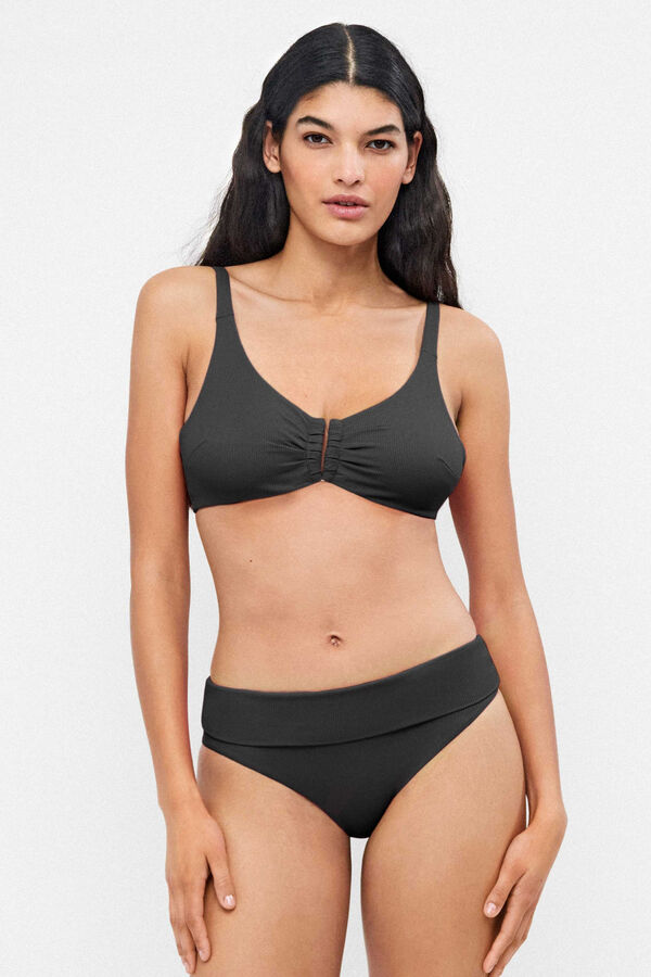 Gisela Cueca de biqu&iacute;ni multiposi&ccedil;&atilde;o preto